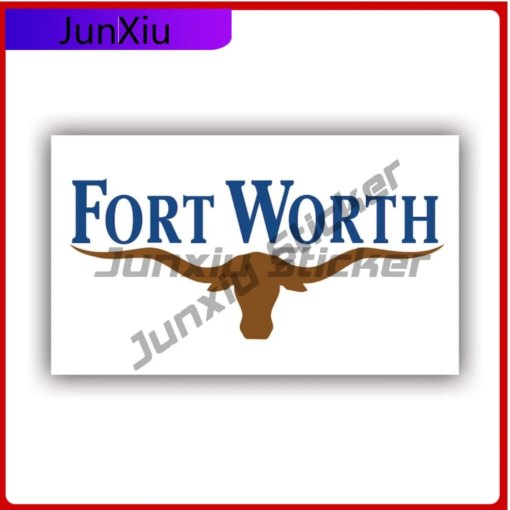 

Fort Worth City Flag Sticker Creative Decals State Flag Patriotic Car Sticker Vinyl Decal Waterproof Durable Outdoor Durable For