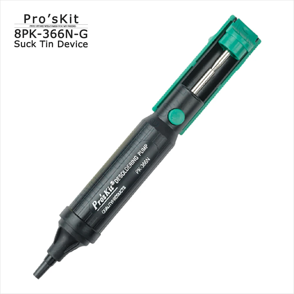 ProsKit-Pompe à dessouder 8PK-366N-G, 18 ventouses de soudure, odorà dessouder pour BGA PCB SMD, réparation de carte mère