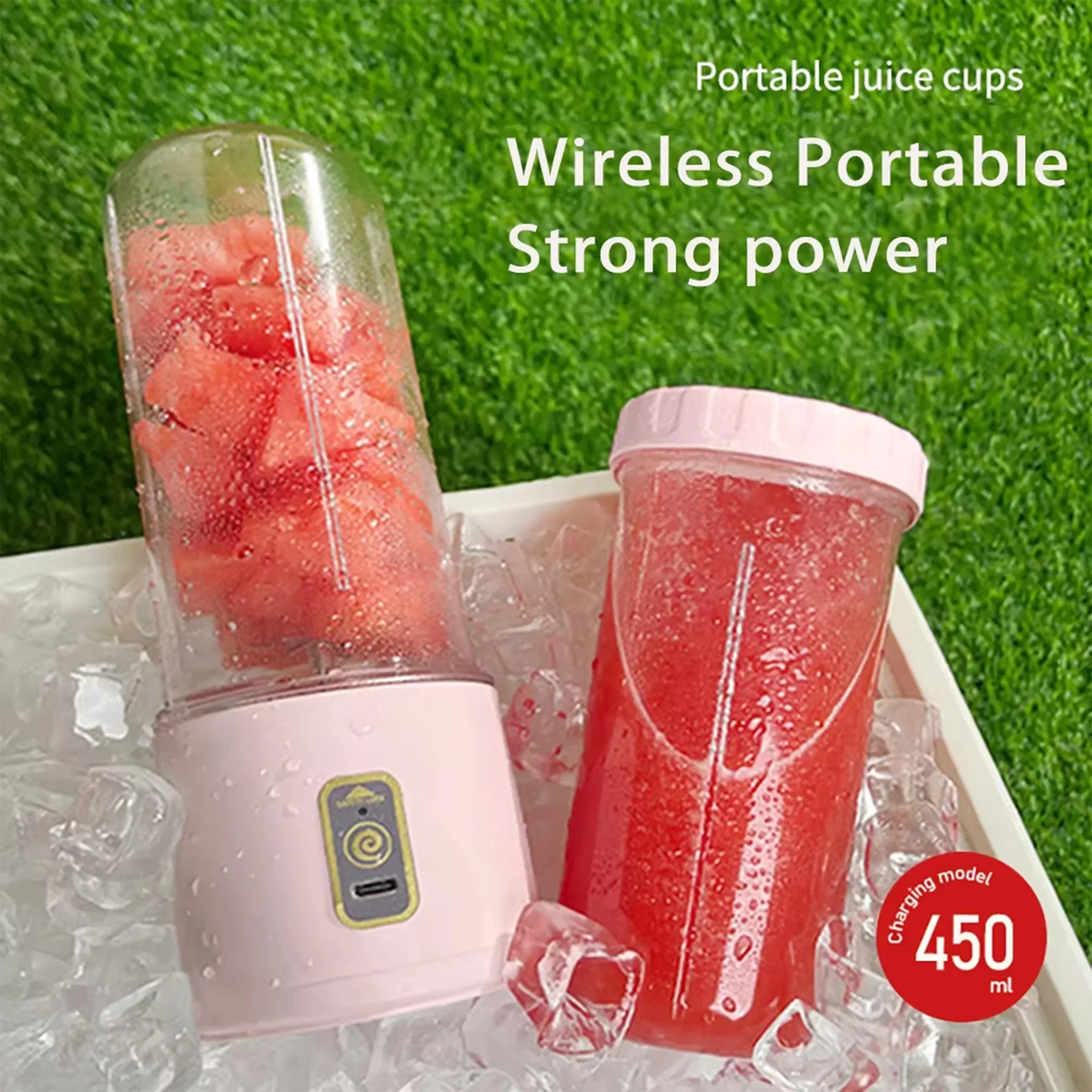 1pc Portable Multi-Functional Juice Blender Cup Efficient Juicer Machine for Fresh Juice On-the-Go Perfect for Smoothies Shakes