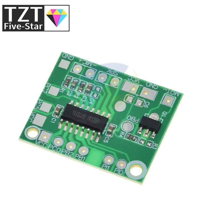 1/3 Stück DIY Sprachaufnahme-Modul mit intelligenter Wiedergabe, Sound-IC-Platine, Stimmveränderungsmodul für Spielzeug-Geschenkzubehör, DC 3V-5V – Detail 3