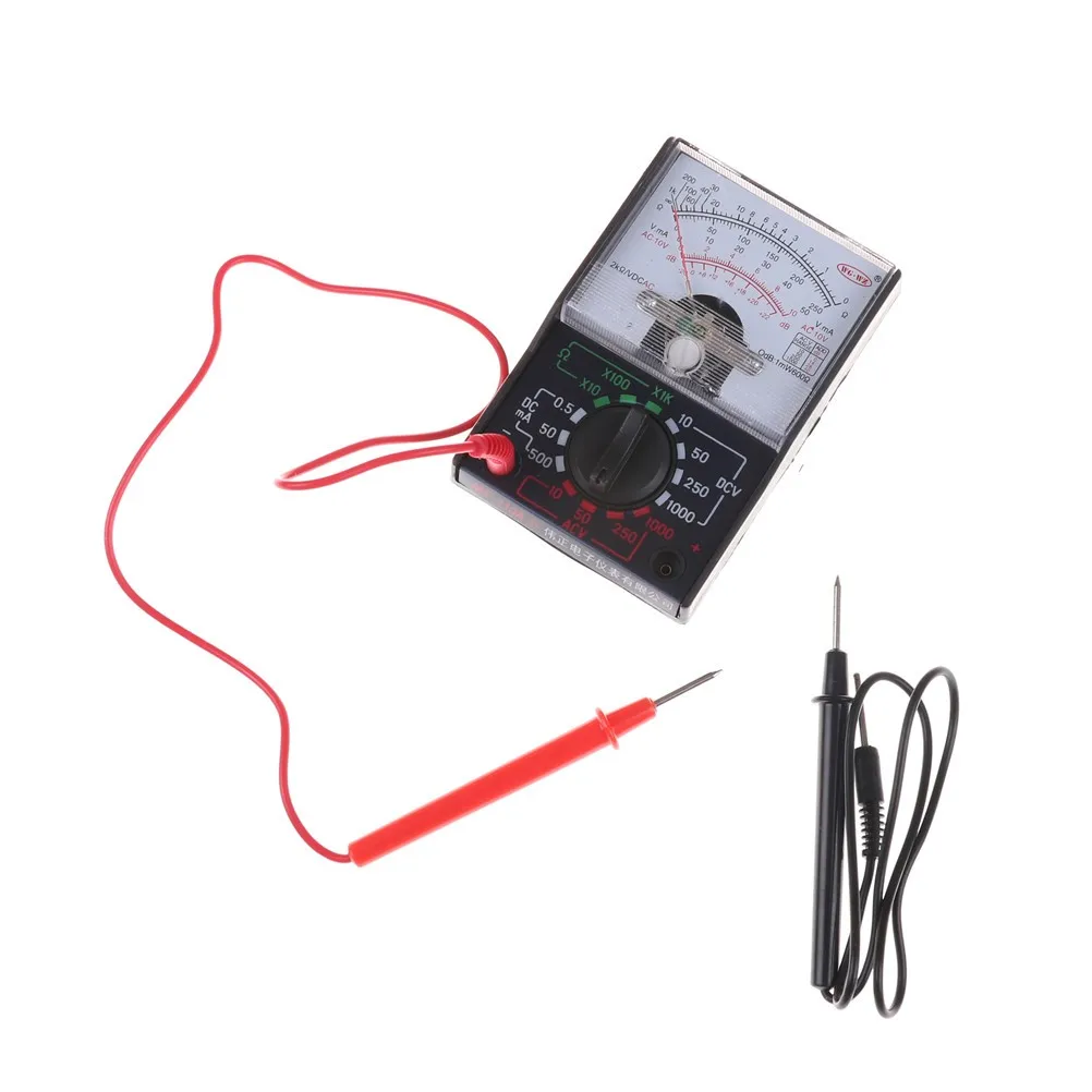 Voltmeter 250ma Ammeter Meter Analog Multimeter Tester Mf-110a Test Pen MF-110A AC/DC  250V 1000V Analog Multimeter