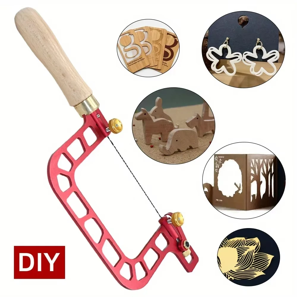 

3-inch U-shaped Saw with Rust-Resistant Aluminum Alloy and Serrated Steel Wire for Reliable Performance in Woodworking Tasks