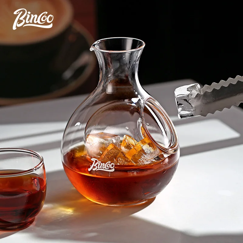 Bincoo Glass Cold Brew Coffee Pot Home Iced Sharing Pot Latte Ice American Cold Brew Pot Hand Brewing Pot Set