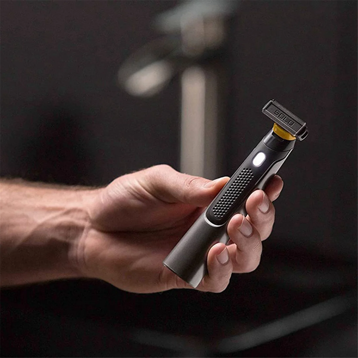 Barbeador elétrico portátil masculino, aparador de pêlos pubianos, Hair Shaver