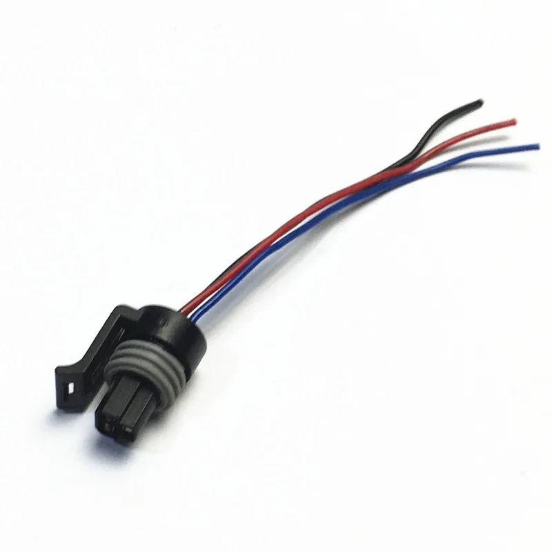 Suitable for sensor three-pin round head plug link cable air conditioner pressure switch link plug