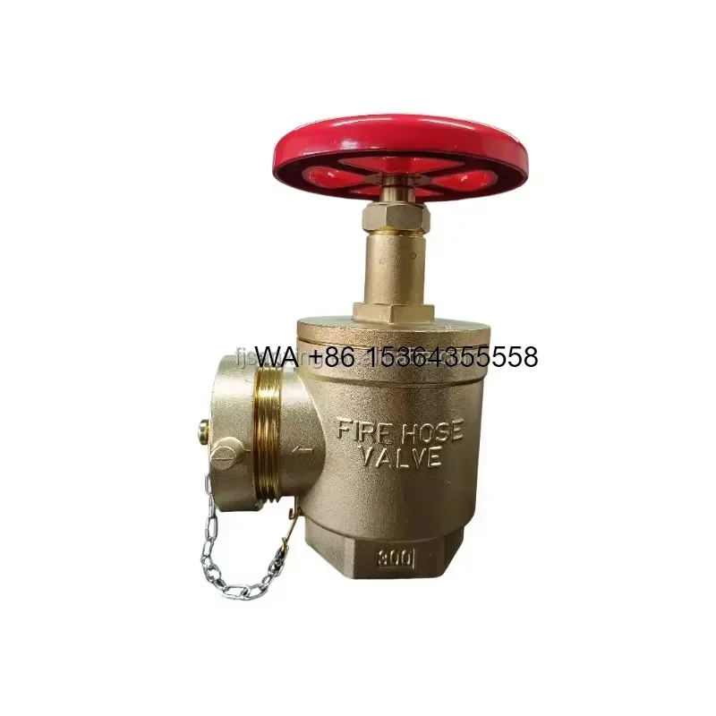 Wmwmnu High Quality Brass Fire Hose Valve for Firefighting Equipment Accessory