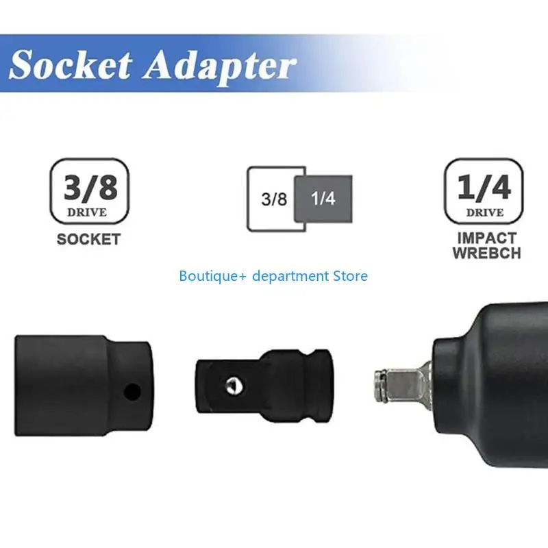 E1PD Precisions Engineered Socket Adapter Reducer 4 Piece Steel Screwdriver Converter