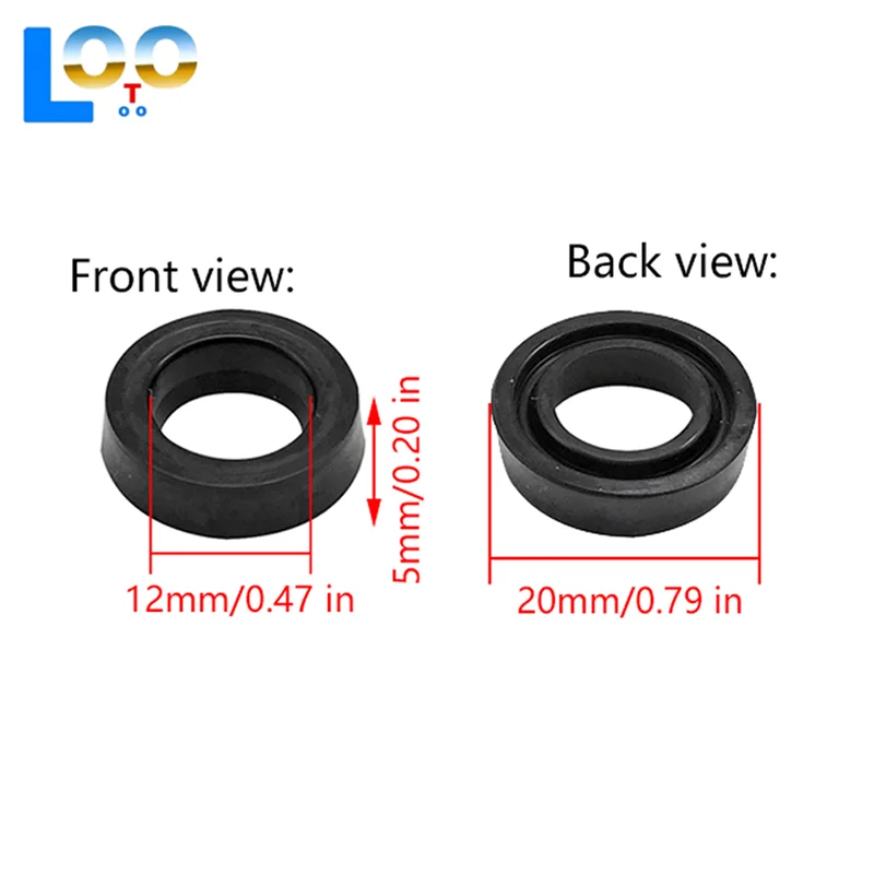 Nuevo 3 uds máquina de limpieza portátil máquina de limpieza de alta presión FK47 cabezal de bomba sello de agua anillo de sellado sello de aceite negro