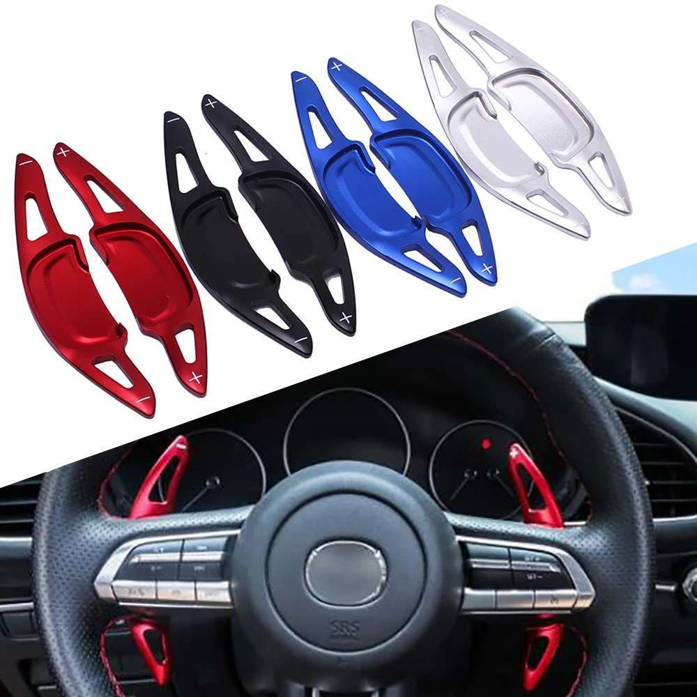 

Alloy Steering Wheel DSG Paddle Extension Shifters Cover for Mazda Mazada3 Axela CX30 CX-30 2019 2020 2021 Styling Accessories