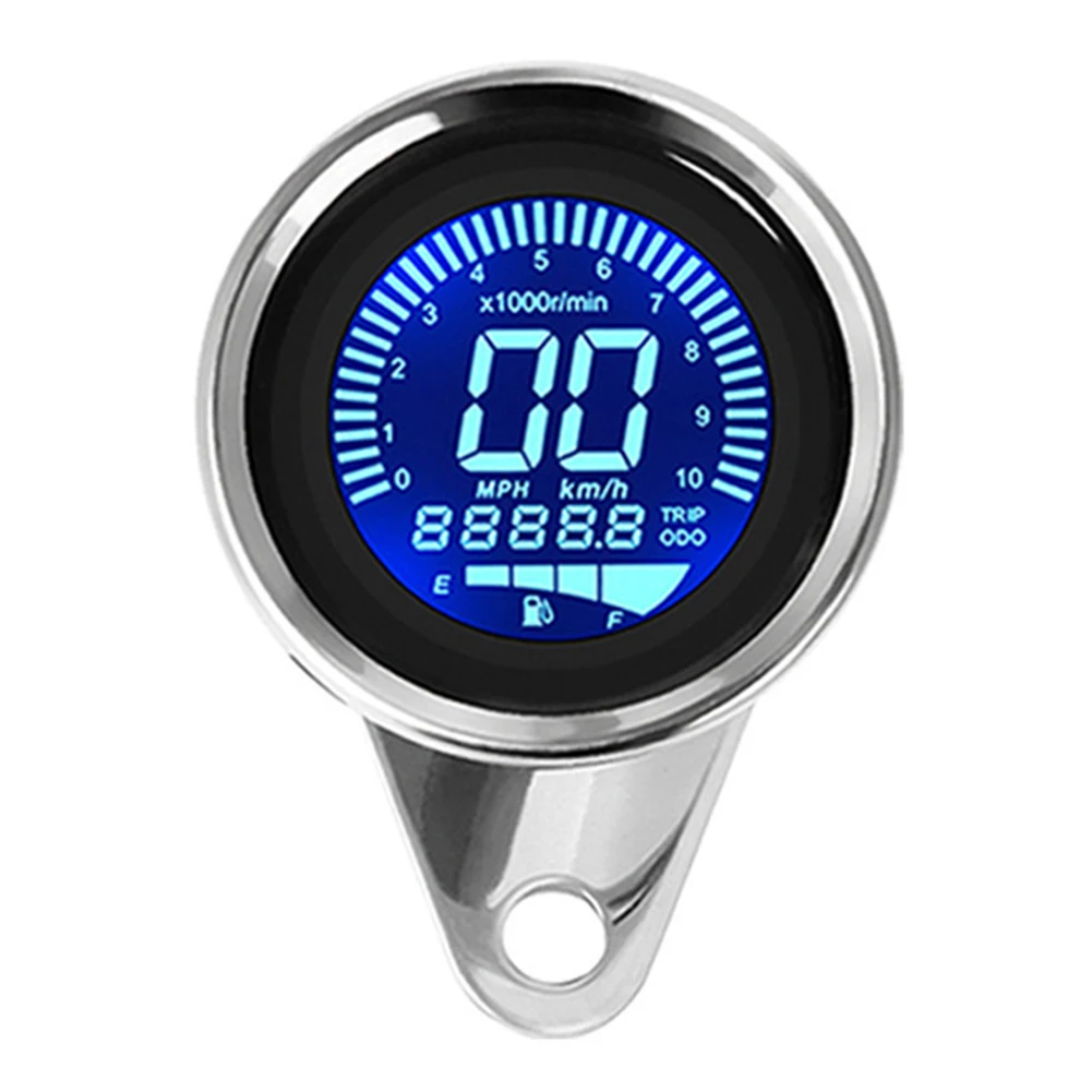 

Speedometer Odometer LCD Digital Speedometer Tachometer Gauges Night Light 12V Screen Speed Gauges For 12V All Motorcycles