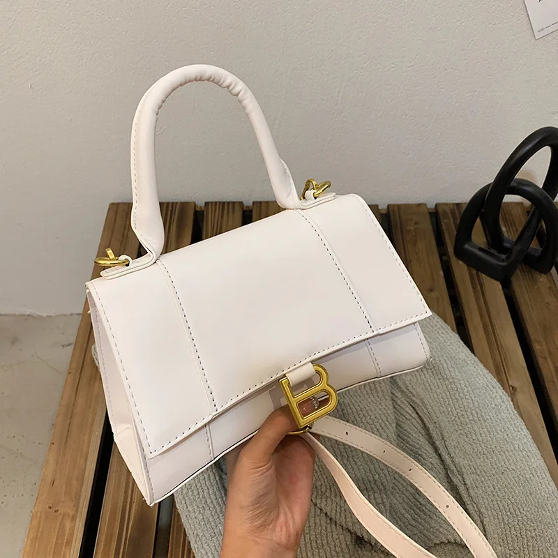 

2026 Plain Square Shoulder Bag, New Hourglass Crossbody Purse for Women, Fashion Casual Bag, Versatile Top Handle Purse