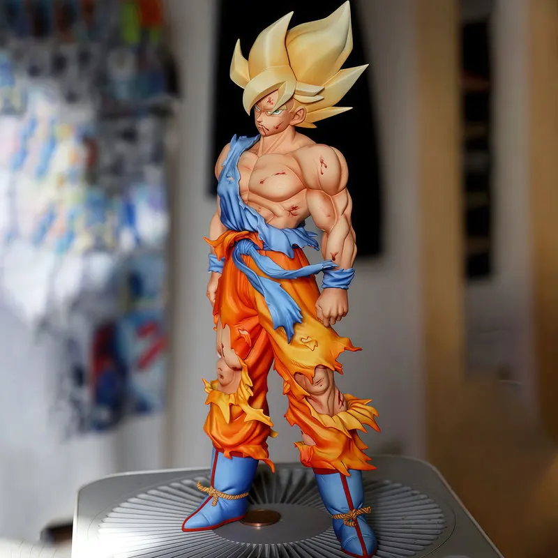 

Dragon Ball Super Saiyan Unlimited Initial Super Battle Damage Sun Wukong Gk Handmade Statue Model Ornament Surrounding Gifts
