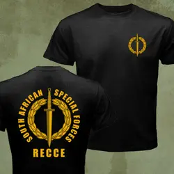 South African Special Forces Recce T Shirt. New 100% Cotton Short Sleeve O-Neck T-shirt Casual Clothing Mens Top