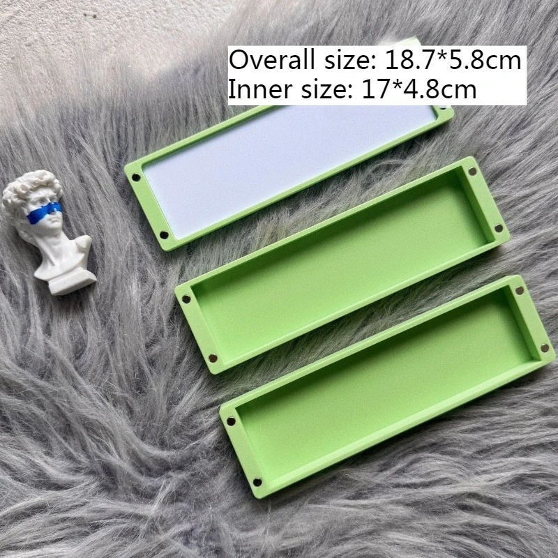 Empty Watercolor Palette Large Solid Watercolor Storage Box Portable Pigment Box Artist Travel Painting Art Supplies