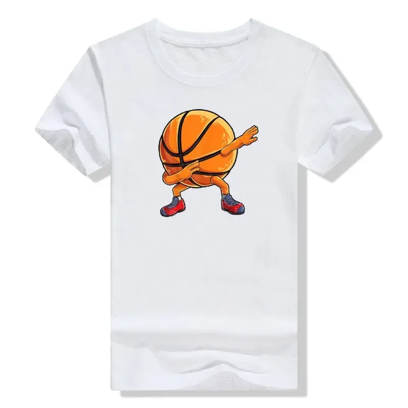 Fun Dabbing men and women, basketball graphic T-shirts, pretty streetwear, Y2k clothing fashion trend casual summer tops