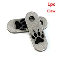 1pc Claw Silvery