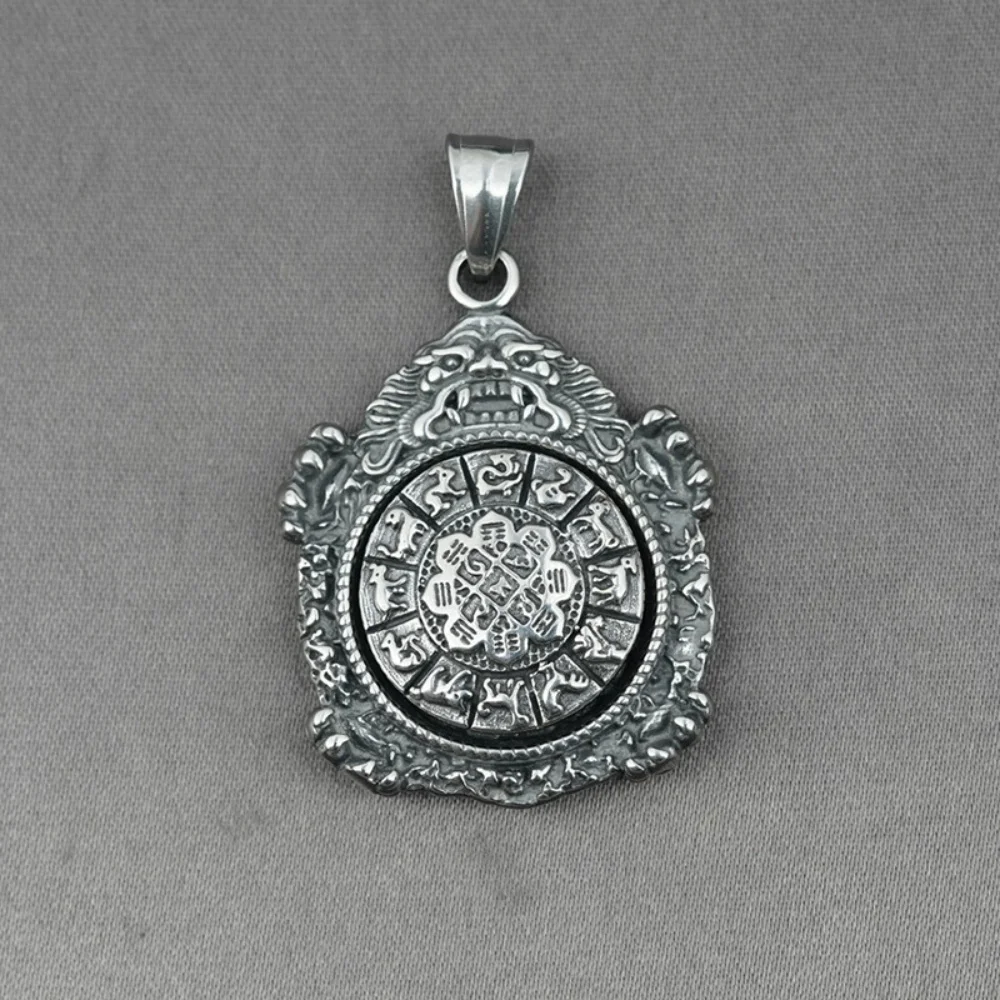 جديد تسعة محلات القيل والقال كوكبة سلسلة بدلاية الرجال ريترو موضة الاتجاه الشارع المتخصصة الهيب هوب قلادة مجوهرات #3