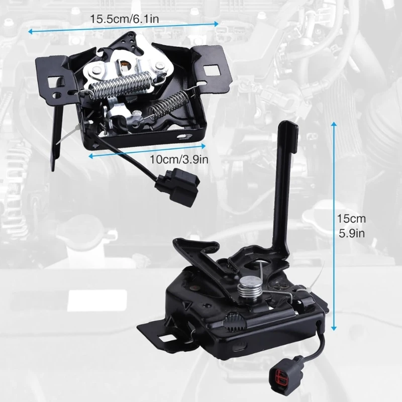 verrouillage loquets capot en métal 652F, pour sécurité du moteur F150 FL3Z-16700B FL3Z16700B