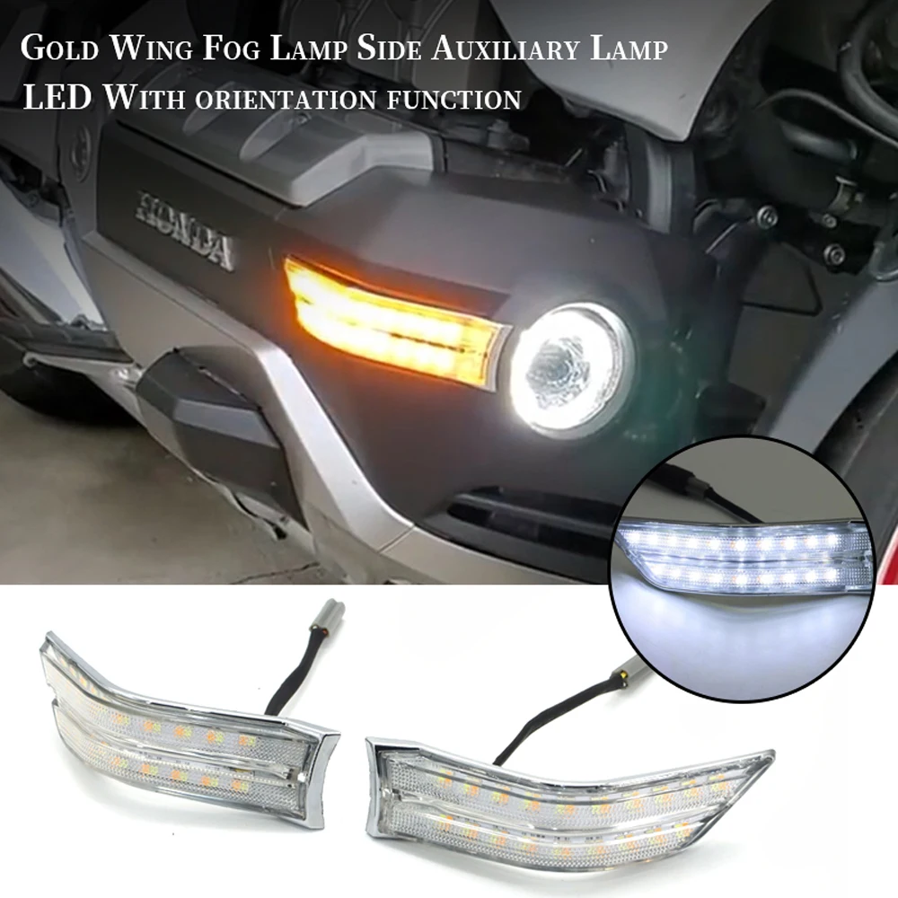 NEW For Honda GOLD WING GL 1800 2018-2022 Motorcycle Parts Fog Light Side Auxiliary Light LED Decorative Light