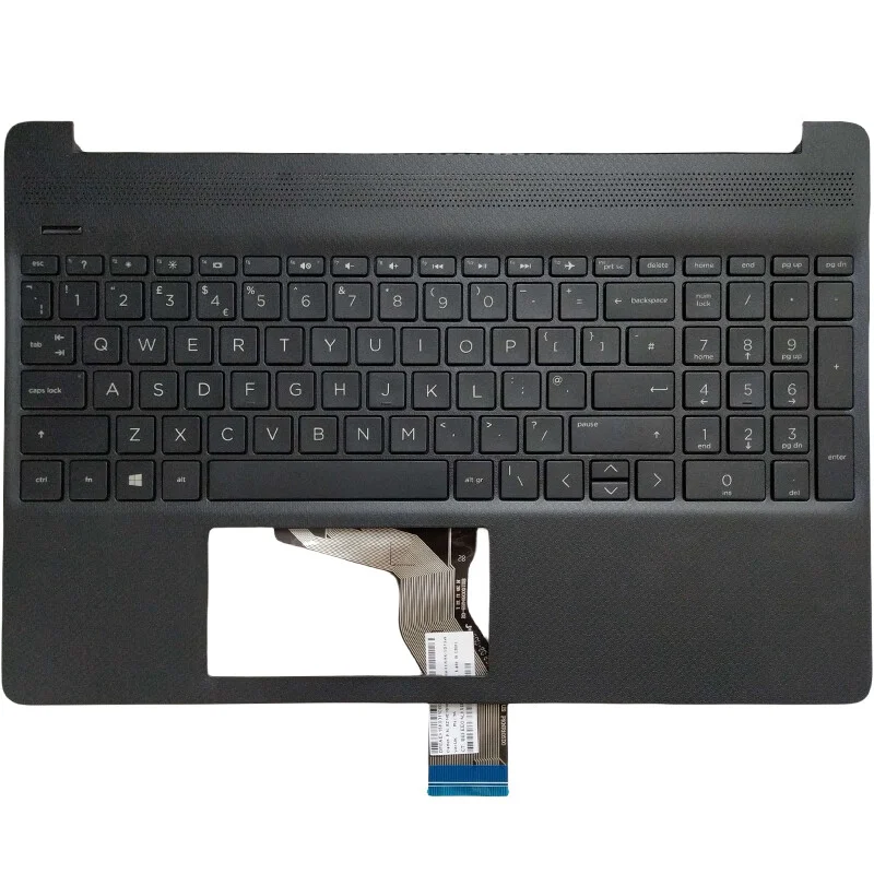 A+NEW FOR HP 15-DY 15T-DY 15-EF 15S-EQ 15s-FQ TPN-Q222 UK Keyboard Palmrest Cover