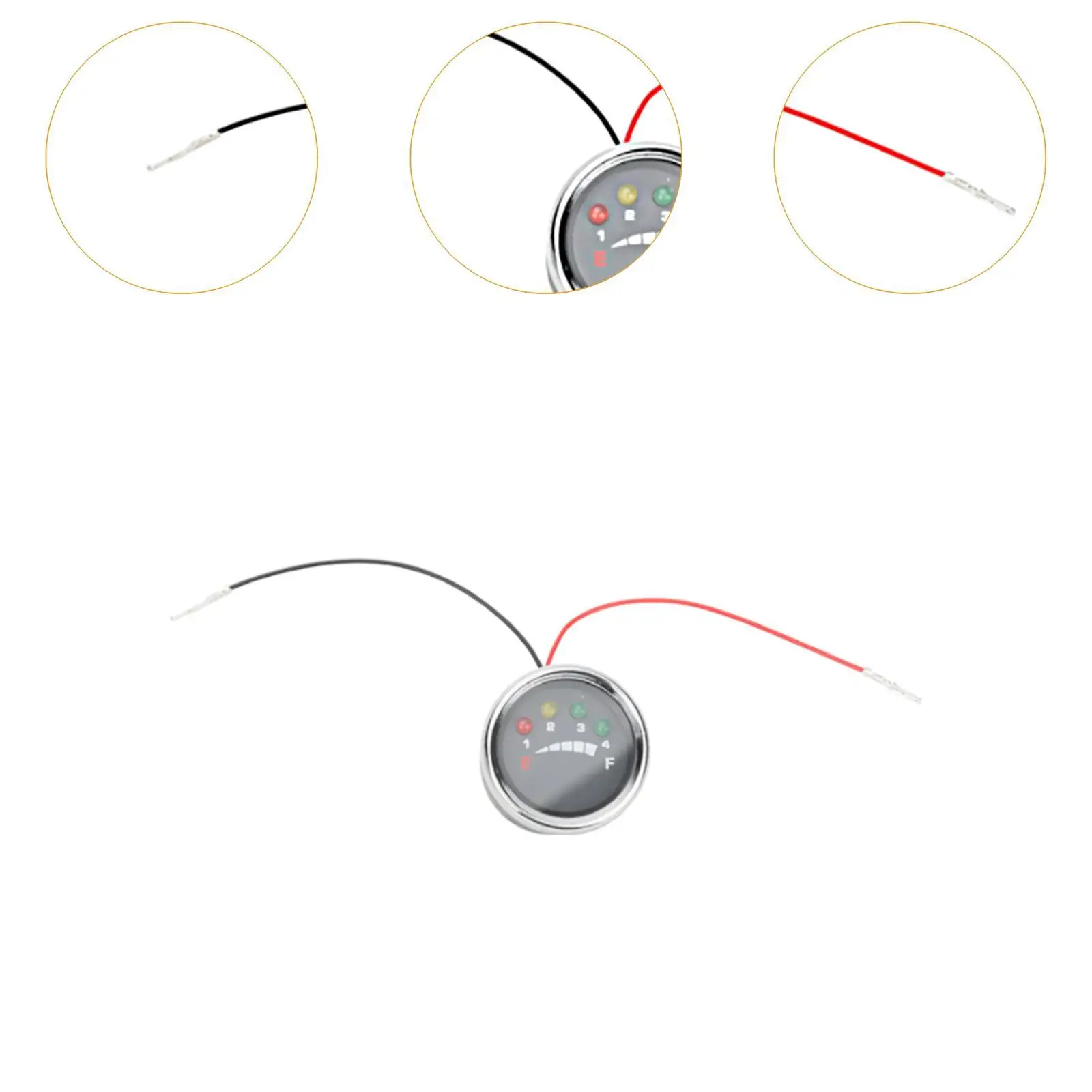 Affichage LED de la capacité de la batterie, équipement de moto et d'épurateur