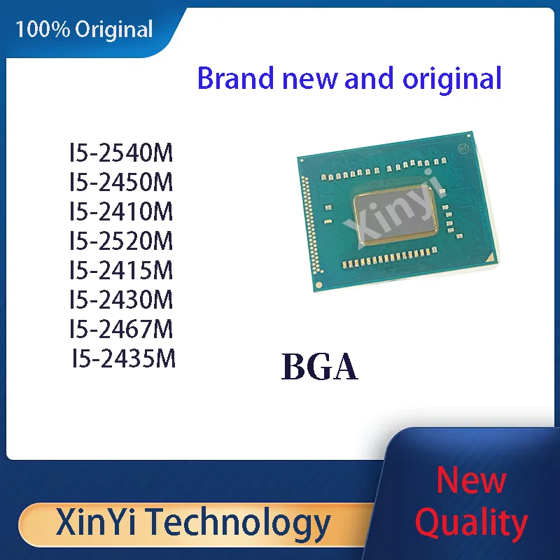 New SR046 I5-2540M SR06Z I5-2450M SR04G I5-2410M SR04A I5-2520M SR071 I5-2415M SR072 I5-2430M SR0D6 I5-2467M SR06Y I5-2435M BGA