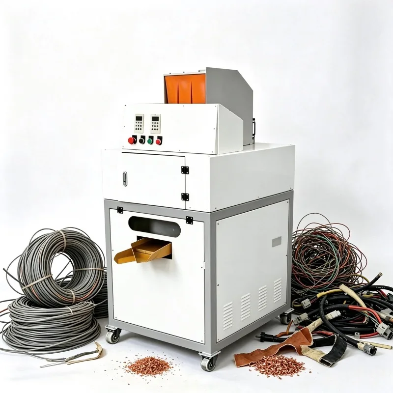 Best Price Automatic Copper Wire Granulator 30-60kg/h Waste Cable Recycling Machine with Vibrating Sieve