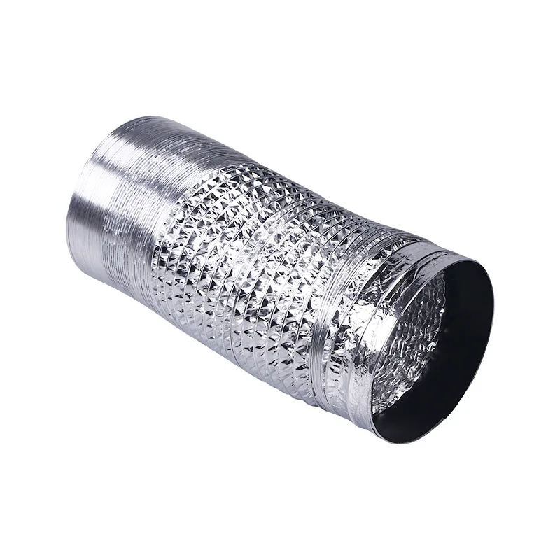 ∅60-150mm Dryer PVC Aluminum Foil Smoke Tube Flexible Ventilation Duct for Kitchen Bathroom Extractor Fitting Pipe