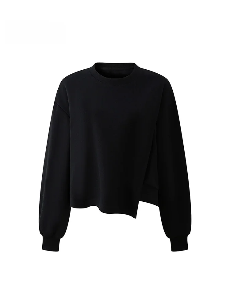 Etam Dames 2025, lente herfst, gestreept sweatshirt met kraag, tweedelige set College Sle Bla, high-end feel, losse pasvorm, lange sl...