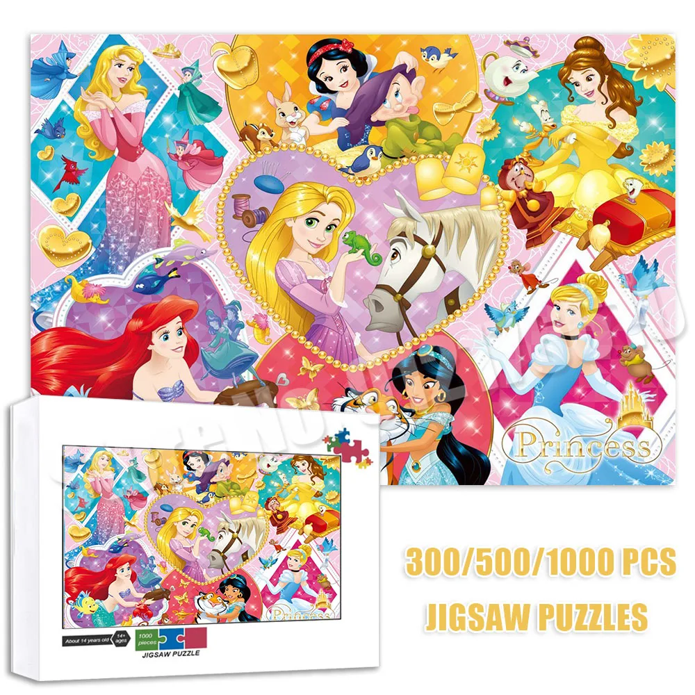 Disney Anime Educatief Kinderen Speelgoed Legpuzzels 35/300/500/1000 Stuks Puzzels voor Volwassenen Peter Pan Disney Legpuzzels Speelgoed