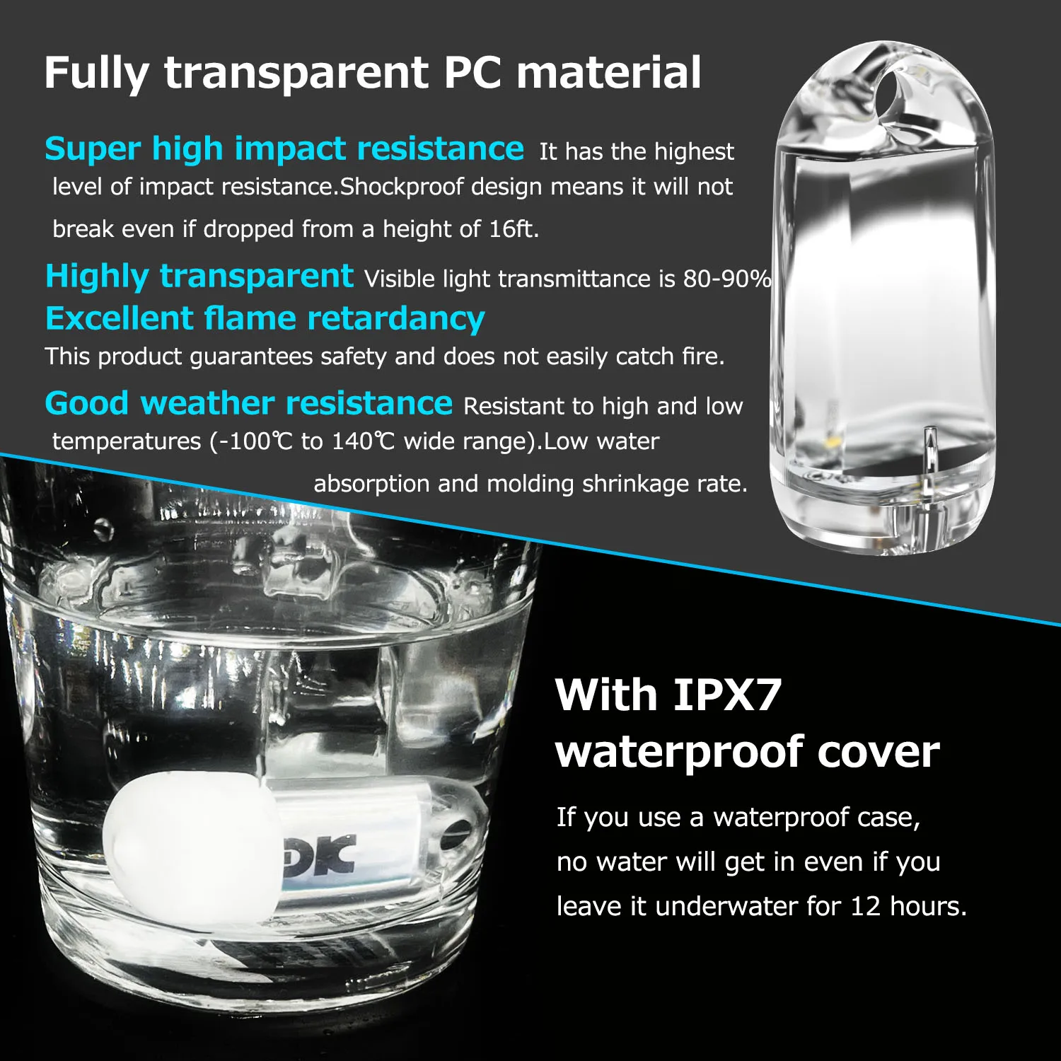 USB Ultra Mini LED Lanterns,Waterproof EDC Keychain Light High Flashlight for Camping Rechargeable Battery Light Stick