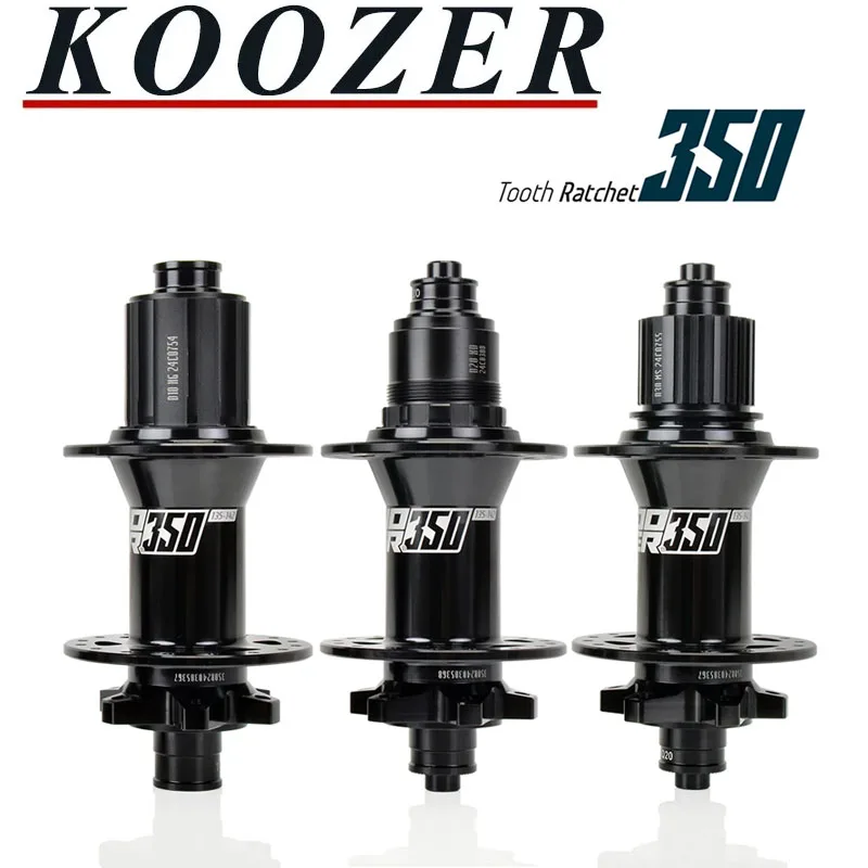 

Koozer 350 Rear Ratchet HG XD MS 10 11 12s MTB Bicycle Hub 28H 32 Holes CR-MO Steel Axle 5x135 QR 12x142mm THRU Bike Parts Hubs