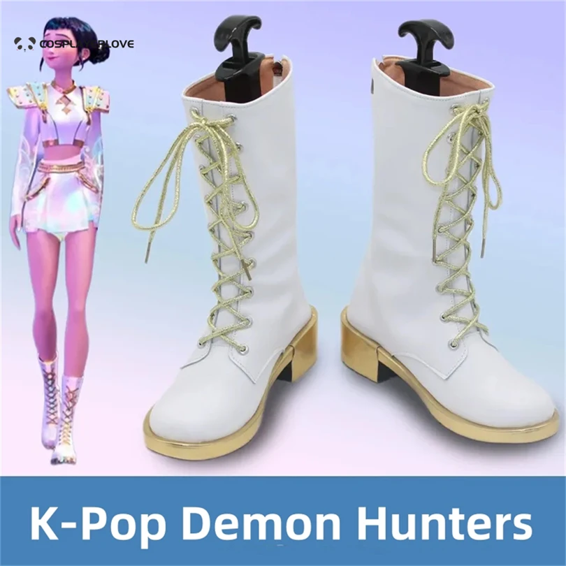 

K-Pop Demon Hunters Zoey Cosplay Shoes Boots Halloween Carnival Cosplay