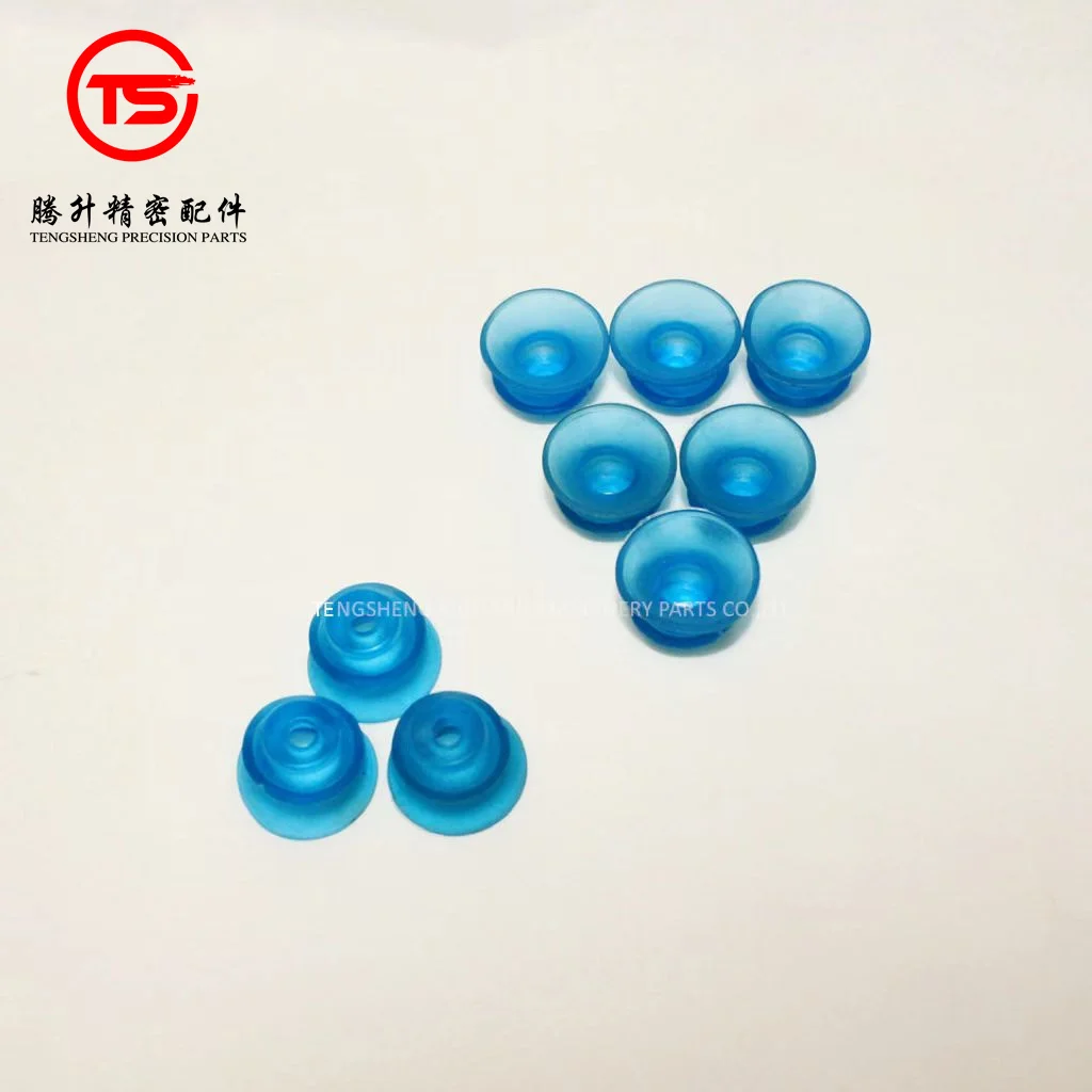 50 Pieces Free Shipping Blue Rubber Sucker Offset Printing Machine Parts OD18 ID6 H12