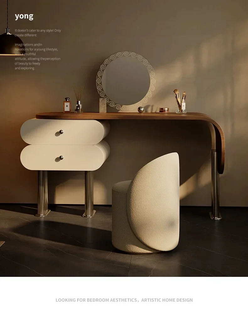 Dresser Light Luxury Bedroom Tailstock Makeup Table Modern Bedside Storage Integrated Dresser