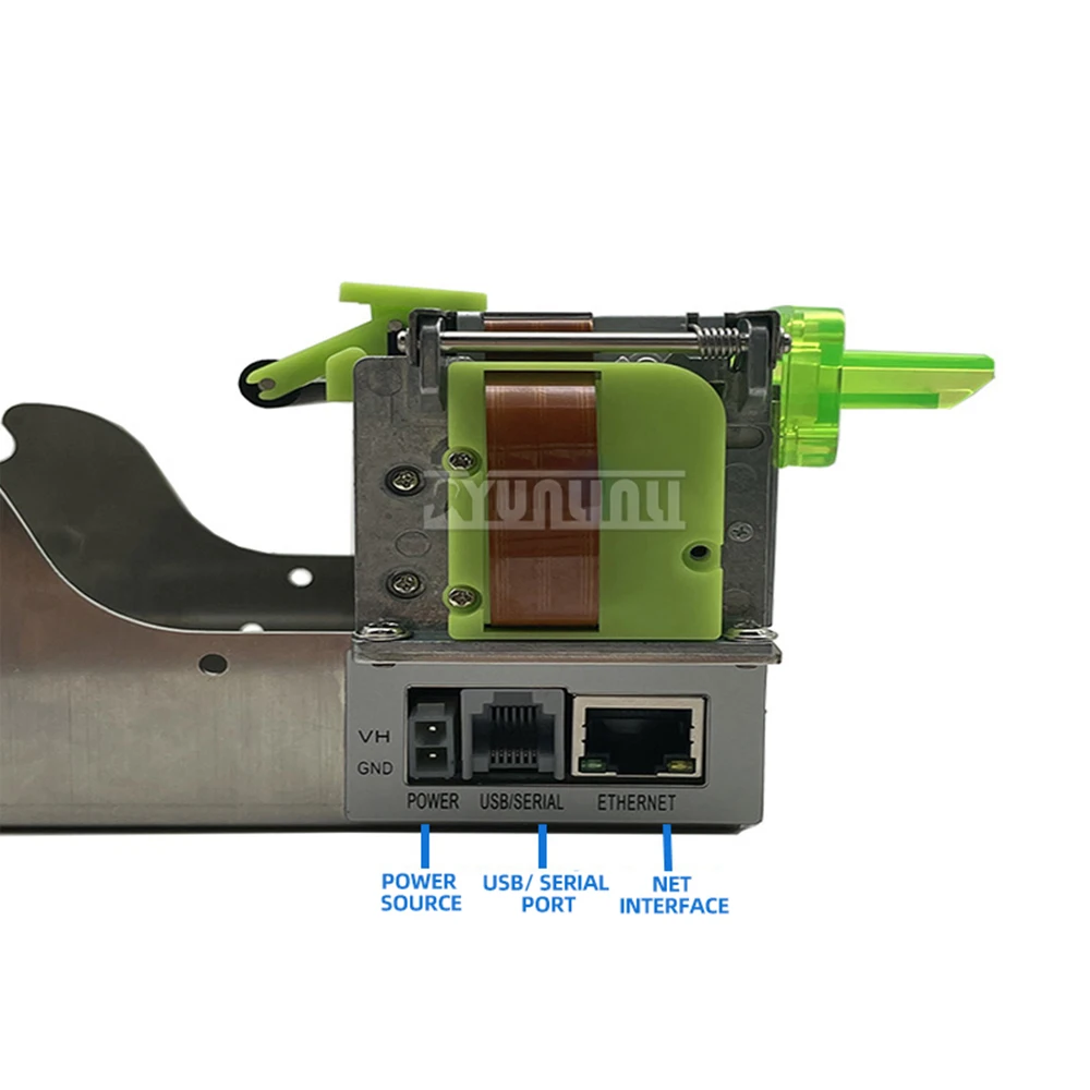 80mm embedded thermal belt cutter self-service equipment ticket Net floor weighbridge weighing slip high-speed printer
