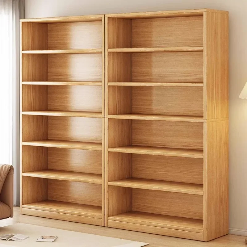 Multi-functional Bookshelf Floor-to-ceiling shelf Library integrated wall Student home storage display cabinetsturdy and durable