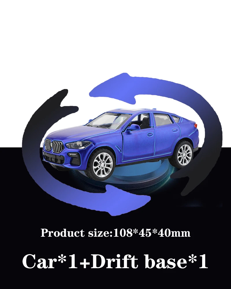 

For Baoma car model ornaments inertia rotation drifting sports cars racing cars children's toy cars model gifts for boys