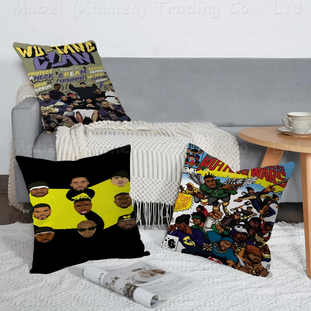 WU T-TANG C-CLAN Pillow Gifts Home Office Furnishings Bedroom Sofa Car Cushion Cover Case 45x45cm