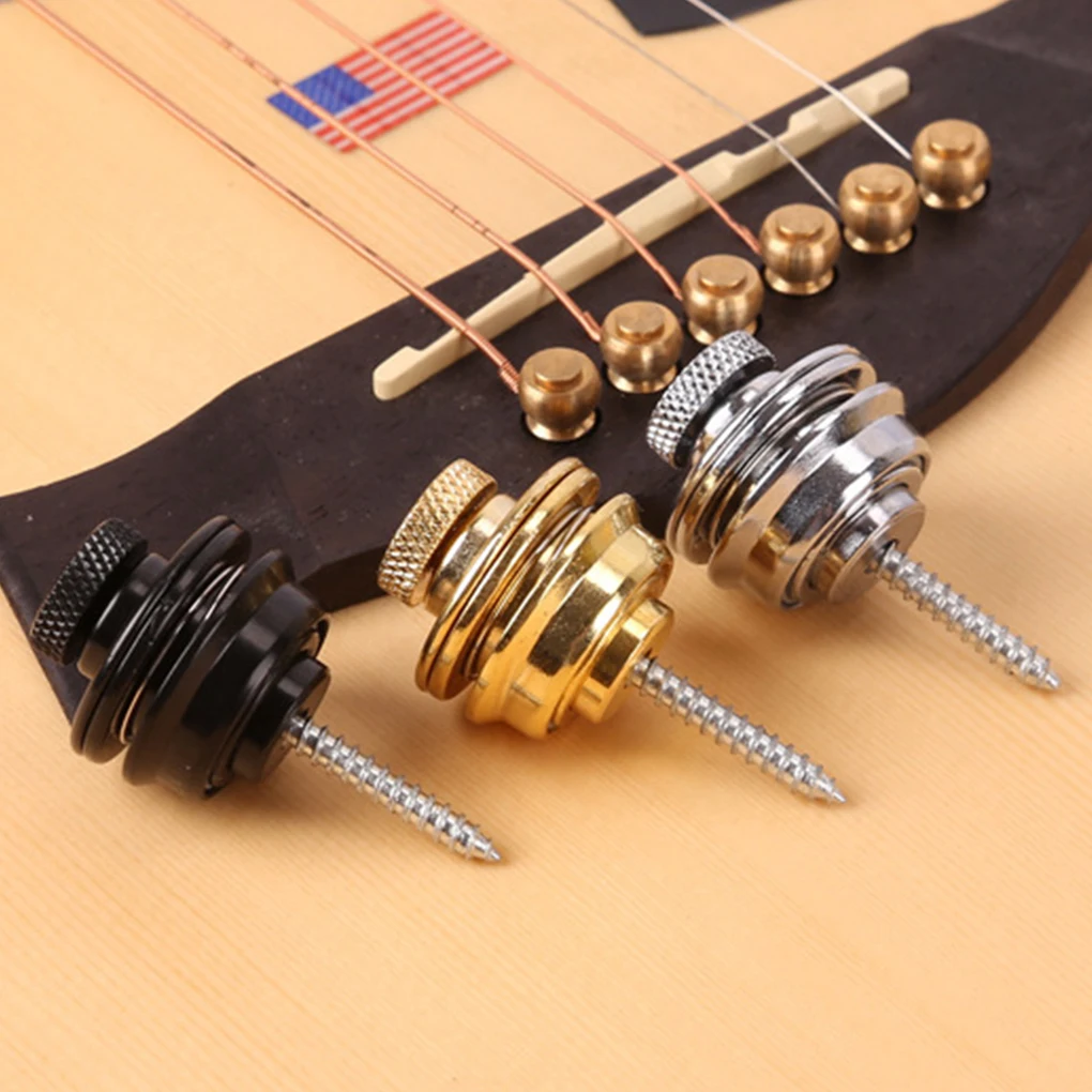 

New 1PC/2PCS Guitar Strap Lock Straplock Button Guitar Buckle Skidproof for Acoustic Electric Bass Strap