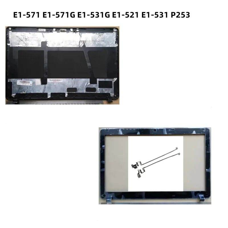 For Acer E1-571 E1-571G E1-531G E1-521 E1-531 P253 Series Laptop LCD Back Cover, Front Bezel & Hinges Cover