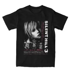 Silent Hill 3 Men Women T Shirt Horror Game Fun Tee Shirt Short Sleeve O-Neck TShirt Cotton Vintage Casual Oversized Tshirt