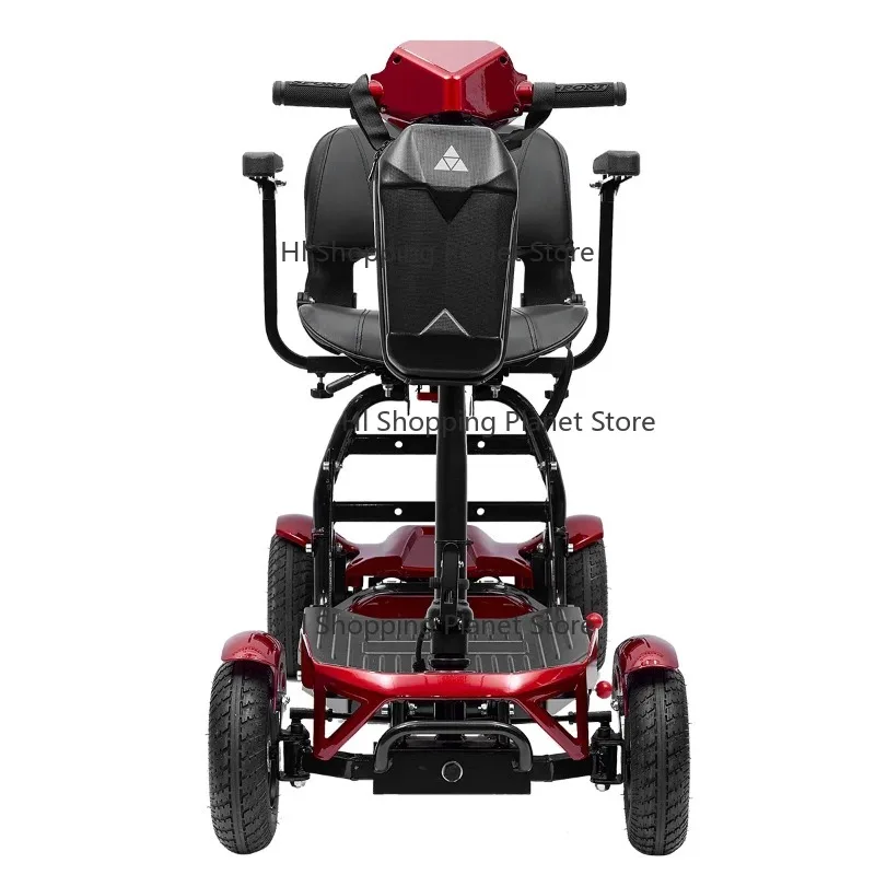 pei-qiHigh Performance Scooter With Seat Port le Automatic Folding Electric 4 Wheel Travel Mobility Scooter for Sen-iors Dis led