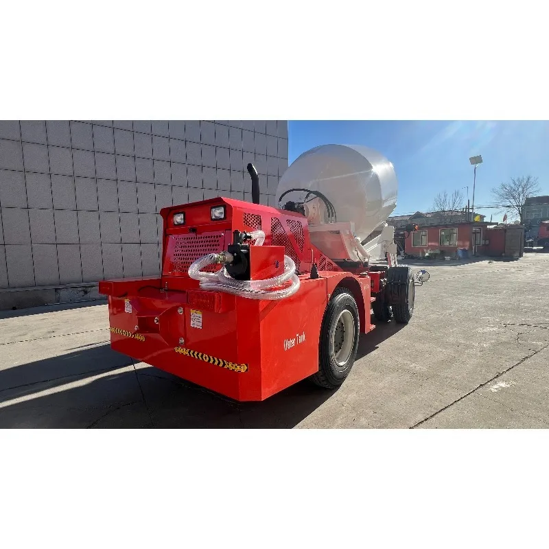 Self Loading Concrete Mixing Truck 4 Cubic Meters Mobile Automatic Concrete Plant from Factory