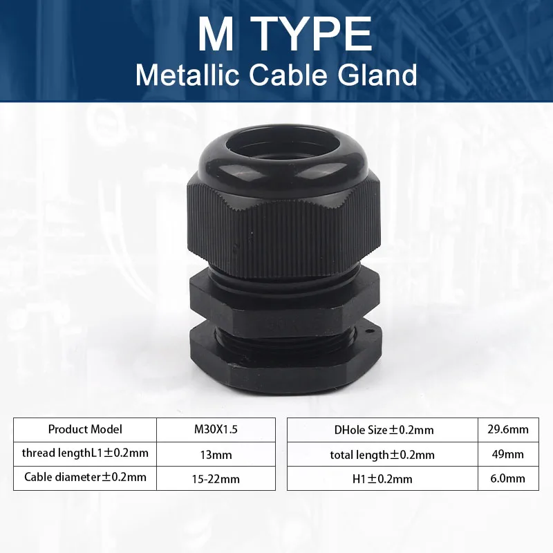 5pcs ip68 Kabel verschraubung wasserdicht verstellbare Kabelst ecker m12/m16/m18/m20/m22/m25/m27/m30 Kunststoff verbindungen schwarz weiß diy go