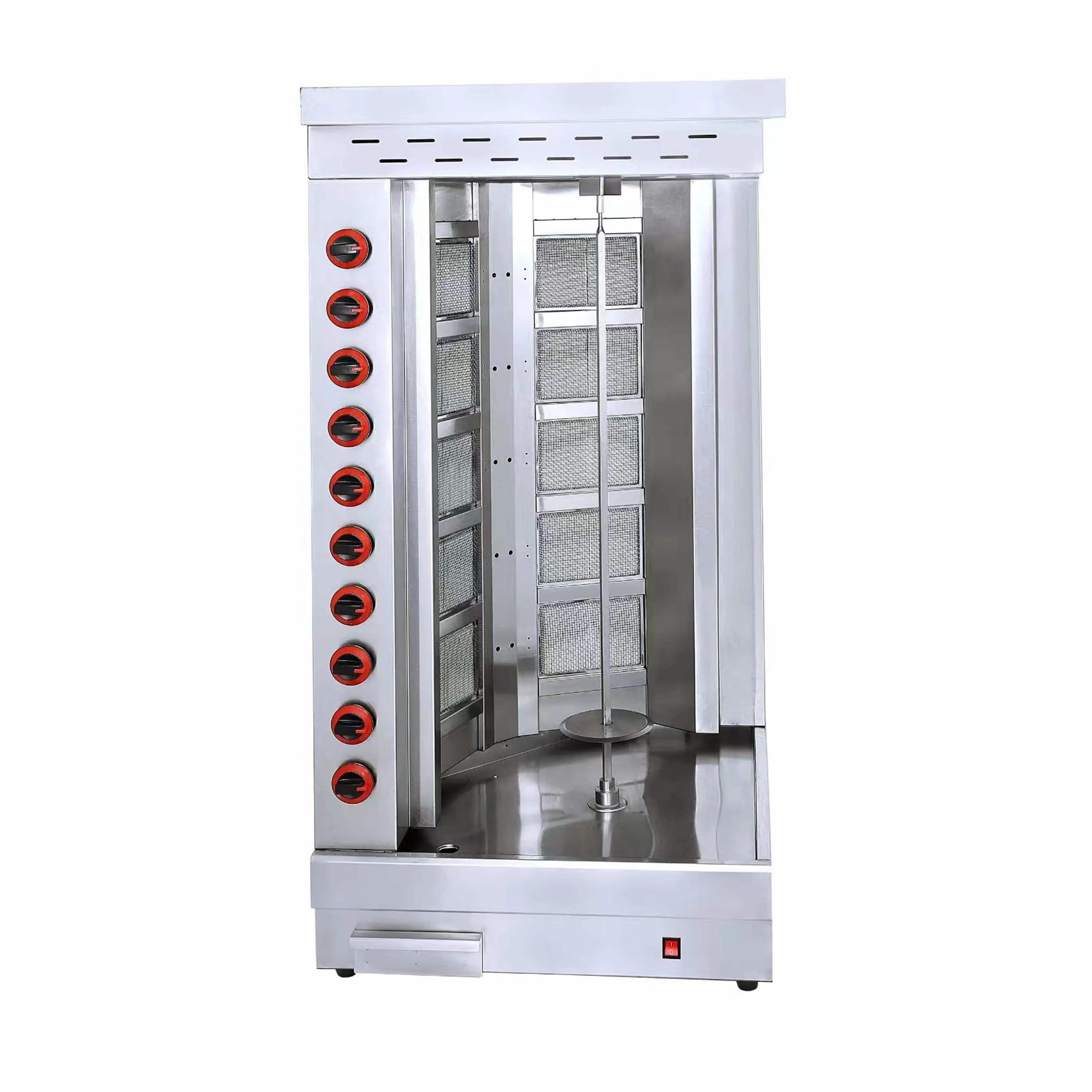 

Hot Sale 11 Burner Gas Grill Shop Machine Commercial Shawarma Machine Gas Grill