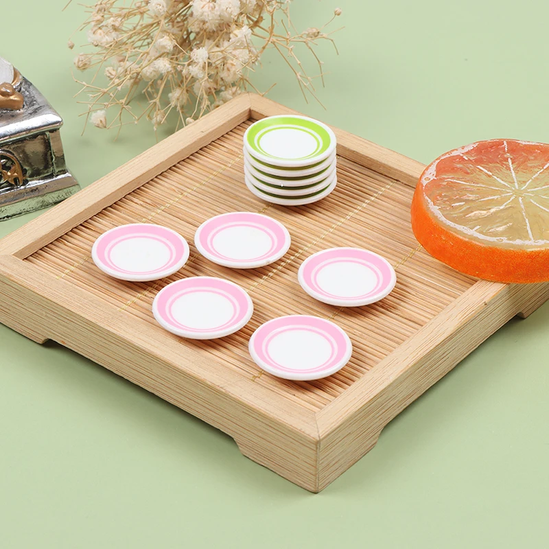 1 Set Durable Mini Food Dishes Tableware Miniature Doll House Accessories