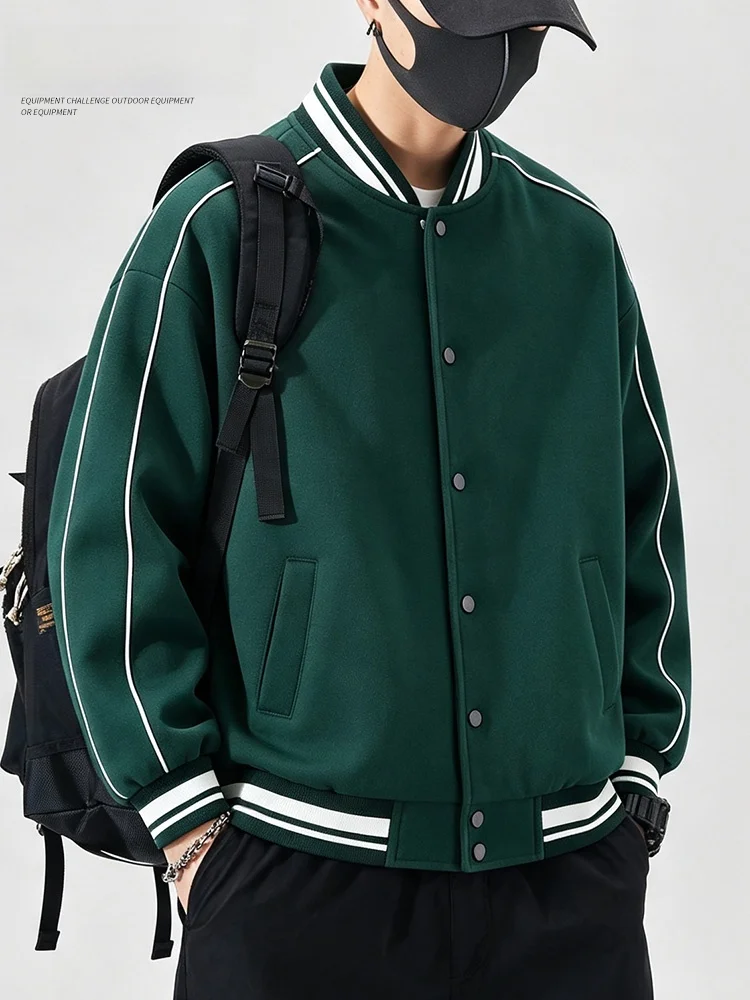 aopais-shark-american-style-baseball-jacket-men's-spring-autumn-versatile-jacket-baseball-uniform-loose-fit-breathable