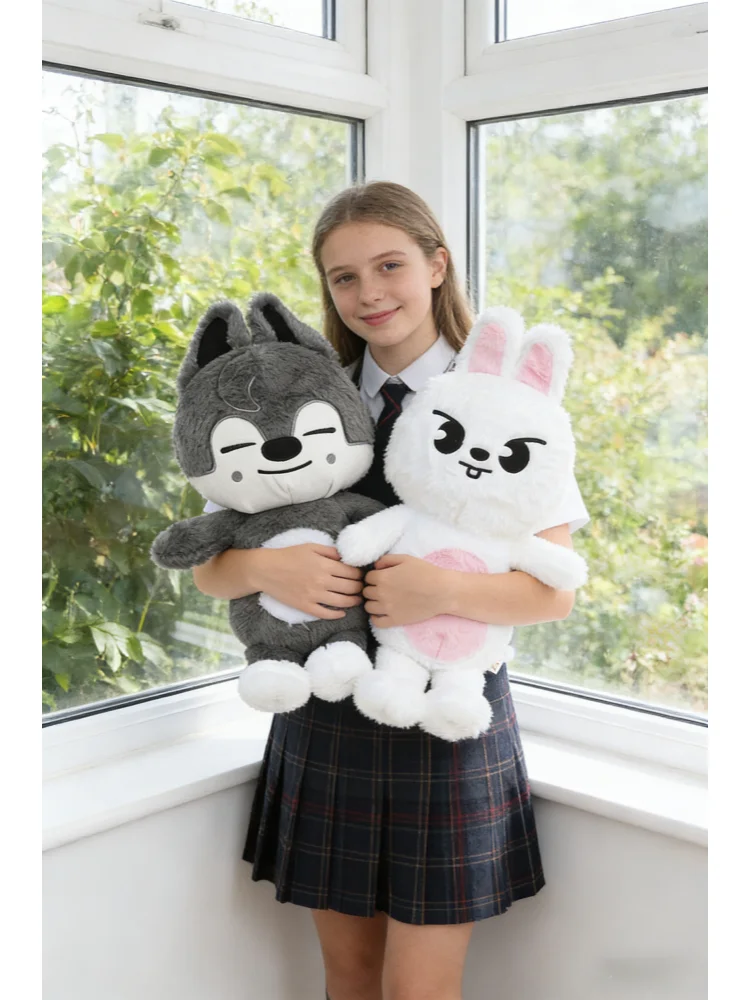 2026 Nieuwjaarscadeau 55 CM 8 Stijlen SKZOO Pluche Pop Straykids FM Perifere BANGCHAN HAN BBOKARI JINRET Gevuld Kussen speelgoed