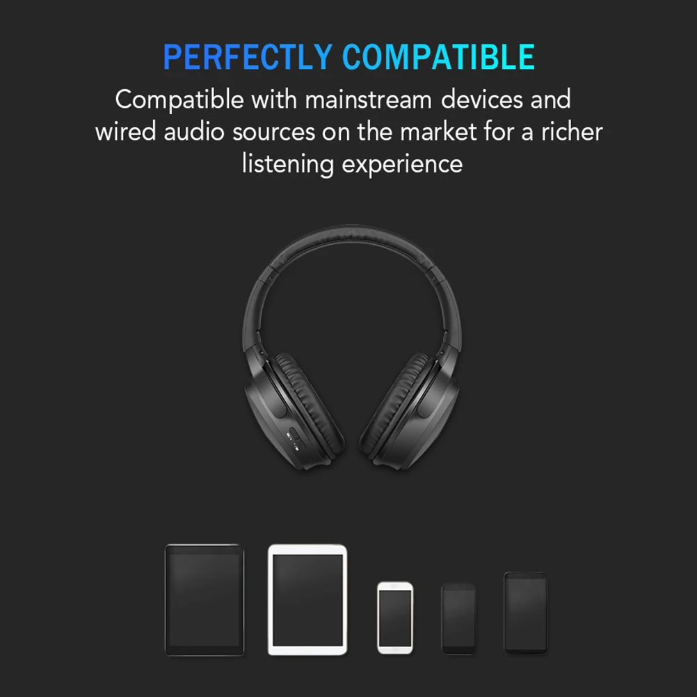

Head-mounted Wireless Music Earphone Sports Folding Music Headphone Ergonomic Comfortable Wear